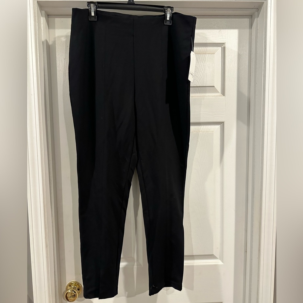 Wonderly pull on black pants size PXL